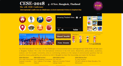 Desktop Screenshot of cese-conference.org